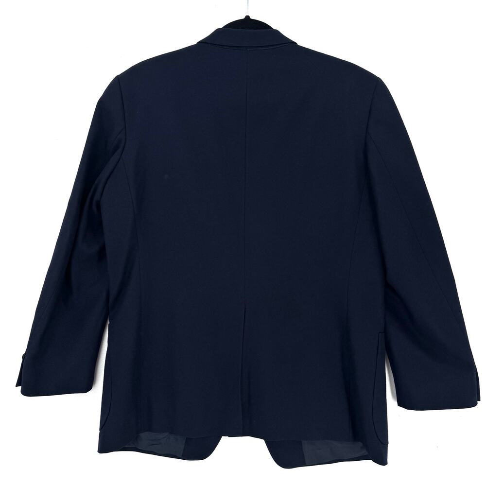 Scabel Navy Blue Suit Jacket Sz 42 Savile Row Old Money Mens Blazer Versatile - Picture 2 of 14